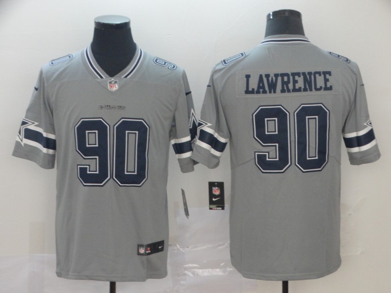 Men Dallas Cowboys #90 Lawrence Nike grey Limited NFL Jersey->oklahoma city thunder->NBA Jersey